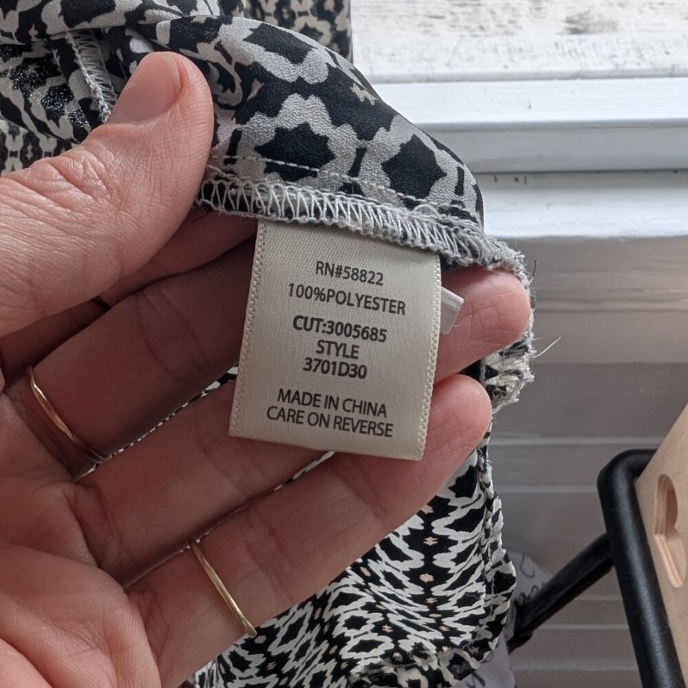 Max Studio Blouse Button Up Chic Polished Top - image 4